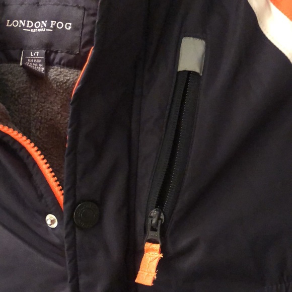 Boys L/7 London Fog Winter coat - Picture 7 of 8